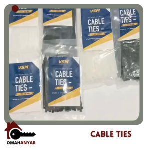 Kabel Ties Tis Ukuran 25x100mm 25x200mm 40x300mm Hitam Putih