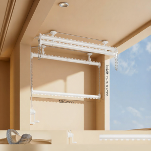 MINGZHI | Hand-operated Adjustable Clothes Drying Rack