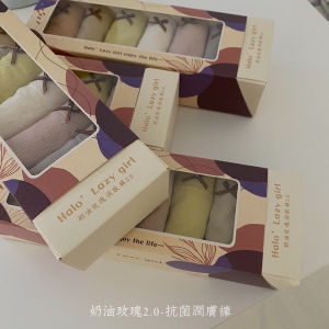 Hàng Mới Về Màu Kem/vàng Gạo Chăm Sóc Da Hoa Hồng Quần 2.0 Graphen Nguyên Chất Phong Cách Nhật Bản Cotton Vải Bông Thoáng Khí Giữa Vòng Eo Tam Giác Nữ Quần Lót