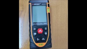 Thước đo khoảng cách bằng tia laser SNDWAY SW-M100 Tặng khóa dây 5 số