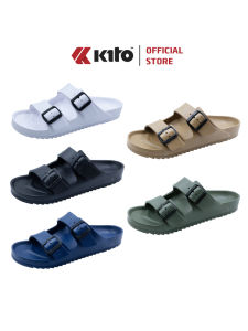 รองเท้าแตะชายหาด Kito สำหรับผู้ชาย รองเท้าแตะแบบสวมลำลอง ทรงแบน สวมใส่สบาย สำหรับกลางแจ้ง ฤดูร้อน 2025 รองเท้าแตะชายหาด EVA สวมใส่สบาย