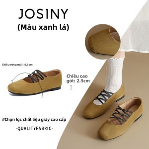 Josiny | Giày Bệt Quai Ngang Pháp Kiểu Mary Jane