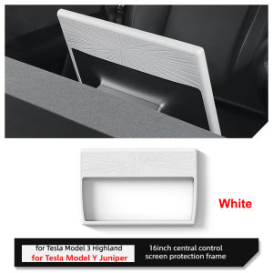 for Tesla Model Y L Juniper 2026 16inch Center Console Screen Protection Frame Strip White Screen Edge Protector TSL YL Standard
