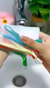 TÚI LƯỚI TẠO BỌT XÀ PHÒNG | COMBO 10 CÁI | TÚI ĐỰNG XÀ BÔNG TẠO BỌT MỊN CÓ DÂY TREO
