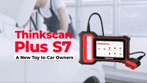 THINKCAR OBD2 Scanner ThinkScan Plus S7 ABS SRS ECM TCM BCM AC IC System Diagnostic Scan Tool 5 Special Services Options Car Scanner Cover 10000+ Cars Code Reader AutoAuth for FCA SGW