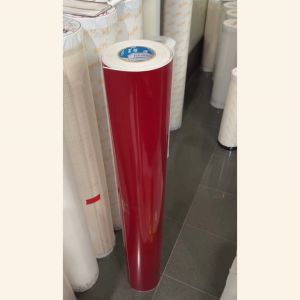 สติ๊กเกอร์ พีวีซี สีแดง รหัส 908 หน้ากว้าง 106 cm x ความยาว 1 m ใช้สำหรับไดคัท ทำสติ๊กเกอร์ ติดตกแต่ง ติดเฟอร์นิเจอร์ ติดรถ