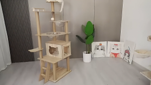 TURTLE Cat Tree Tower Condo House Cat Tree Cat Post Sisal Post Cat House Cat Apartment Wooden Condo