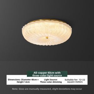 ZHENMEIJU | Luxury Simple Atmospheric Bedroom Ceiling Light