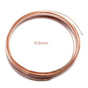 1/5/10M Copper Conductive Copper Wire Fine Copper Wire Diameter 0.1-5mm High Conductivity