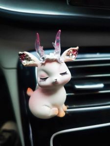 Cutie Deer Aroma Stone+2 Natural Essential Oil/Car Perfume/Aromatherapy/Diffuser Stone Aroma Diffuser 扩香石/5星级天然精油