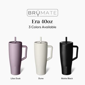 BrüMate ERA Leakproof Insulated Tumbler 40oz (Non-Spill Cold Straw Flask)