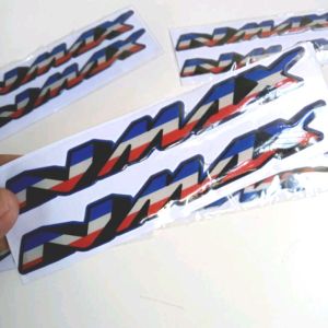 STIKER EMBLEM NMAX TIMBUL EMBLEM YAMAHA NMAX THAILAND 3D KUALITAS TERBAIK