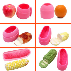 French Style Vegetable Fruit Mousse Cake Mold Kitchen Use Silicone Baking Tools Chocolate Fruit Vegetable Models for Baking