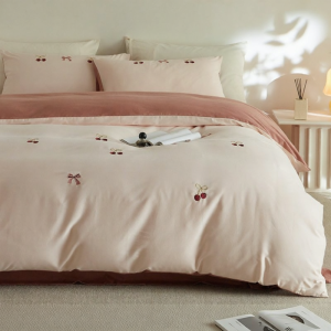 shui yang | Bộ Chăn Ga Gối Bông Flannel Dày Đáng Yêu