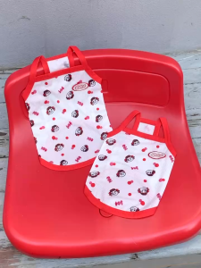 宠物衣服Premium Summer Pets Dog/Cat Cooling Red Cute Cloths Shirt (Sweater Baju untuk anjing/ kucing) Soft and Cool Function