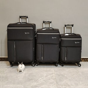 High Quality 20"24"28 Inch Ladys Large Travel Canvas Soft Suitcase On Wheels Trolley Rolling Luggage Carrier Bag Check-in Case Valise For Women Free Shipping