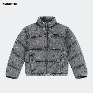 SMFK | Warm Floral Patterned Retro Cotton Coat