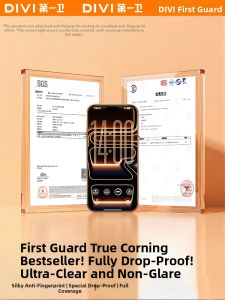Divi | Corning Glass Scratch-free Full Screen Cover HD Drop Protection Anti-spy Mobile Phone Screen Protector
