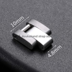 Liên Kết Mở Rộng Bằng Kim Loại Cho Dây Đeo Đồng Hồ Rolex - Thép Không Gỉ GMT Submariner Daytona Oyster Jubilee President Connector 16x8mm/16x9mm/10x4.8mm