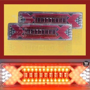 Lampu Stoplamp Rem Belakang Truck 24Volt Model XX - 1 Set