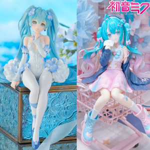 2 Kinds Hatsune Miku Anime Figure Kawaii Pvc Model Doll Action Figure Flower Fairy Sailor Suit Ver Ornaments Christmas Toy Gifts