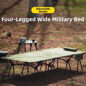 Portable Lightweight Camping Office Nap Foldable Aluminum Bed
