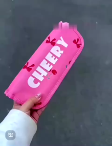 Ghế Gấp Mini Họa Tiết Cherry – Siêu Nhỏ Gọn Xếp Gọn Cầm Tay – Ghế Đi Picnic/ Cắm Trại/ Ngoài Trời