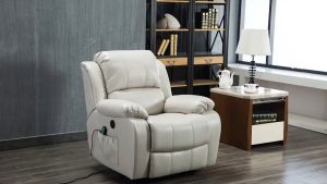 XPX โซฟา โซฟาปรับนอน โซฟาเอนกประสงค์ เบาะนอน ปรับระดับ เก้าอี้ปรับนอน โซฟาเบาะหนัง Size 93x100x85 cm ทนทาน รุ่นปรับมือ Sofa bed FD43