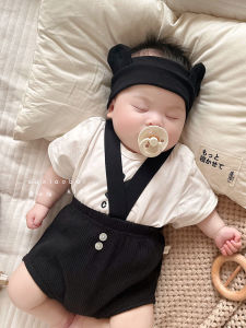 Cute Baby Romper Suit Newborn Summer Outfit Cotton Overalls Baby Boys Casual Clothes Full Month Three Months Six Months Twelve Months Nineteen Months Eighteen Months