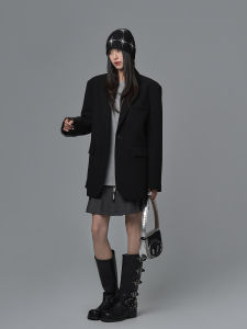 Classic Vintage Womens Suit Jacket Four Happiness Home Version Chao Retro Versatile Spring Season All-Match Outerwear