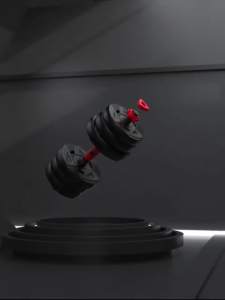 【COD】Rumah Dumbbell Set Kettlebell 20KG Peralatan Kebugaran Pria Dan Wanita Rumah / Set Barbel 10 KG Ramah Lingkungan