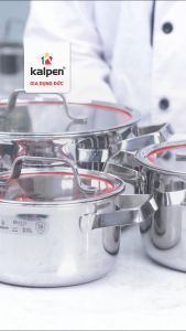 Bộ Nồi Inox 3 Lớp Liền Khối Kalpen Emer EM1