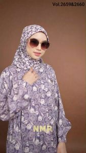 NMR Setelan Celana Kulot Tunik Marbella Vol 2659-1 (INC HIJAB)