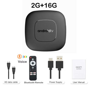Smart TV Box Android 16 T1 Allwinner H313 Dual Wifi BT5.4 Google Voice Assistant 8GB 128GB Media Player 8K HD Video Set Top Box