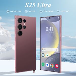 สมาร์ทโฟน S25 Ultra 5G Smartphones โทรศัพท์ 16+512GB Android14.0 7800mAh เมนูภาษาไทยโทรศัพท์มือถือใหม่ล่าสุด