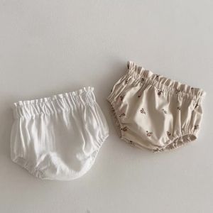 Adorable Baby Girls Floral Shorts Summer Soft Breathable Cotton Infant Bloomers Elastics Waist Children Shorts Baby Clothes