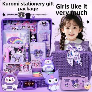 Kuromi Premium Learning Stationery Gift Pack Cute Creative Birthday Gift for Elementary School Girls Age 6 to 12 Practical Educational Supplies