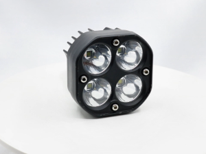 2Pcs 4Led Work Light 12V 24V For Car 4x4 Offroad Motorcycle Driving Fog Lights Spotlight,White spotlight with high and low beam