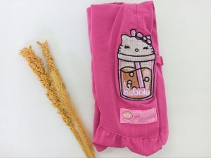 (COD) Moana "Kids" // Bergo Anak Hijab Tanggung Jilbab Tali Rempel Kerudung Bordir Bubble SD