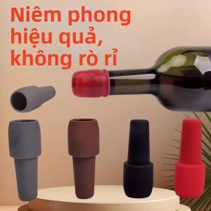 Universal Soft Silicone Double Seal Wine Bottle Stopper Champagne Cork
