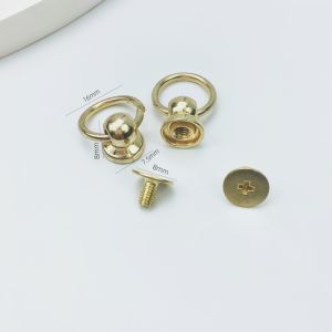 Crown Pacifier Nail Toy Weaving Metal Accessories Bear Wool Doll Pendant Monk Head Material Decoration