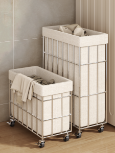 Narrow Portable Laundry Basket