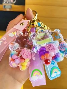 Móc khóa xe máy ô tô GẤU BEAR CUB móc treo balo túi xách thời trang siêu cute