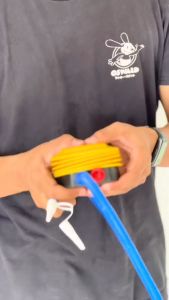 KAMJE Pompa Balon Angin Injak Mini Portable Pelampung Renang Bola Serbaguna