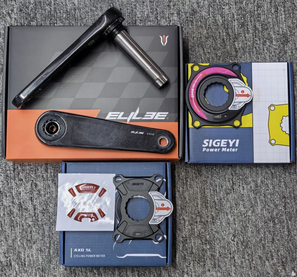 ELILEE XXE X310 Carbon Fiber Crank Sigeyi AXO SL Power Meter