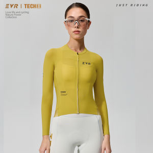 evr | Womens Autumn Winter Road Cycling Long Sleeve Sun Protection Quick Dry High Elastic Breathable Jersey