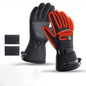 Electric heating gloves with batteries for motorcycles winter motorcycle heating gloves warm and waterproof heating gloves for