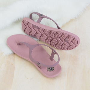 Sandal Jepit Teplek Tali Belakang Wanita Kekinian Camou Milea Yogurt Premium Karet Empuk Anti Licin