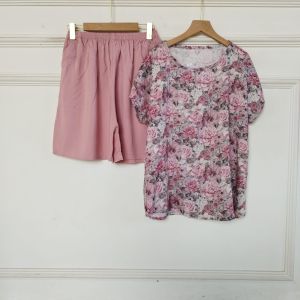 BABYDOLL BAJU PENDEK STELAN PENDEK BAJU SANTAI PIYAMA CELANA PENDEK