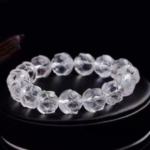 Natural kyanite bracelet cat eye effect stimulate your energy